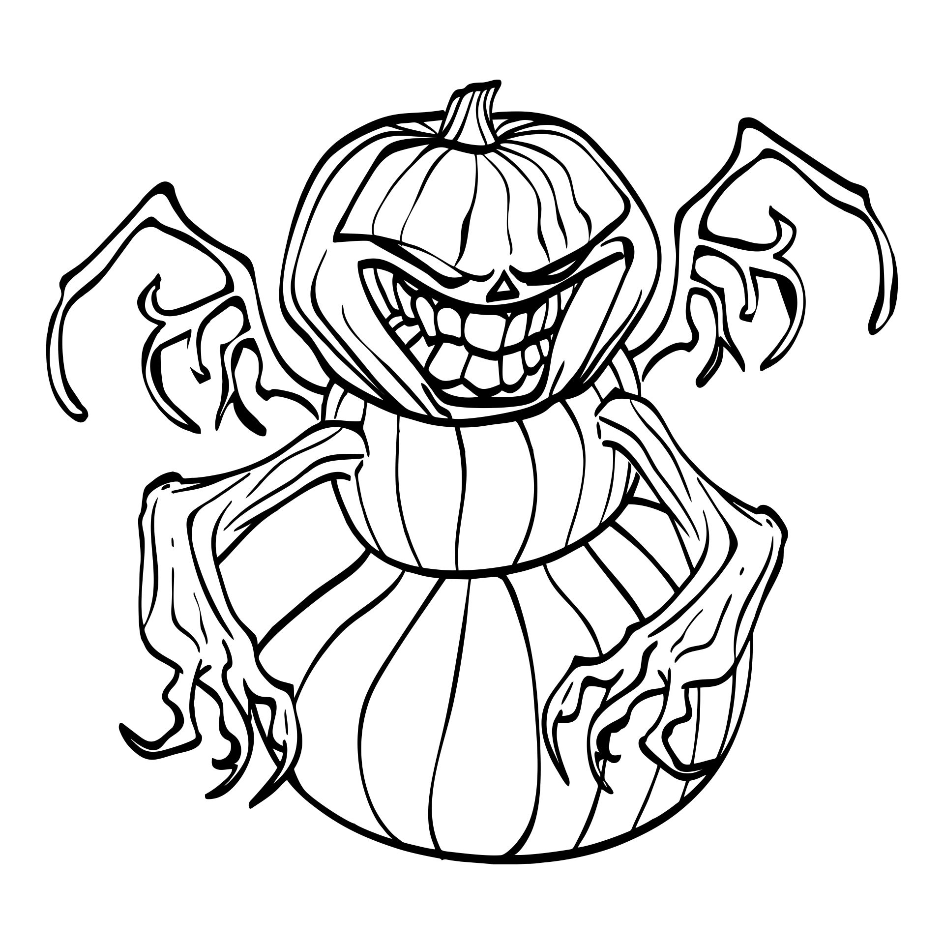 Scary Halloween Coloring Pages 15 Free PDF Printables Printablee