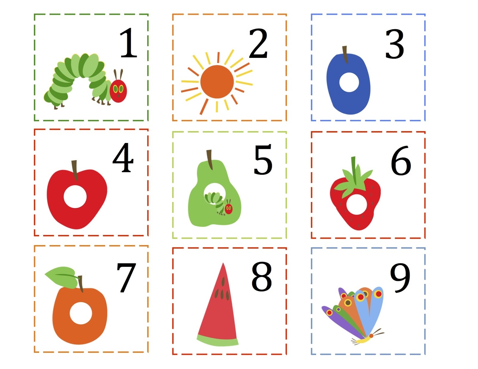 Sheenaowens The Very Hungry Caterpillar Printables