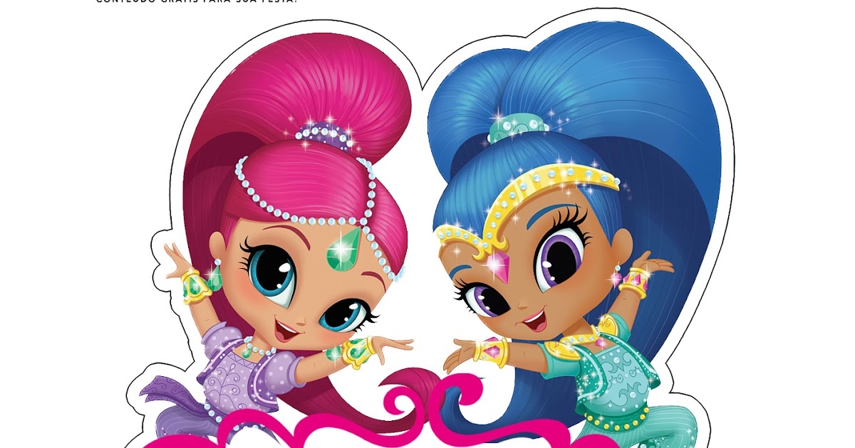 Free Shimmer And Shine Printables