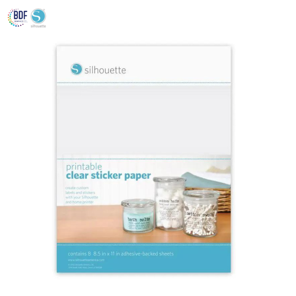 Silhouette Printable Clear Sticker Paper