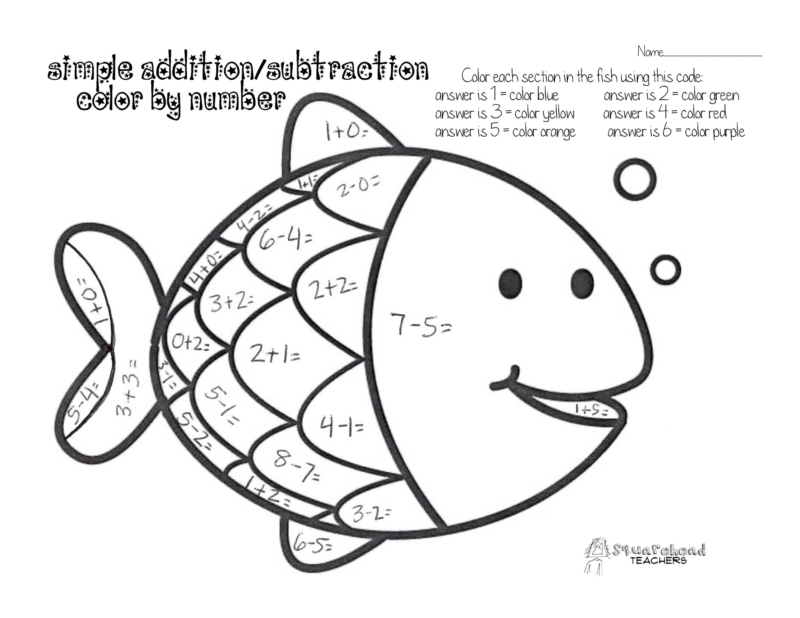 Simple Addition Printables