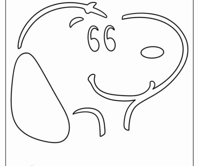 Snoopy Pumpkin Carving Stencils