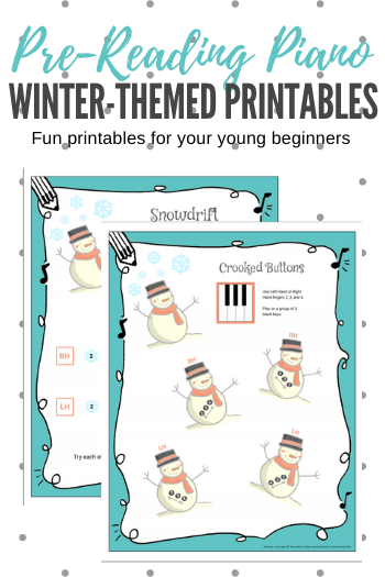 Free Printable Piano Music Pre-Reading