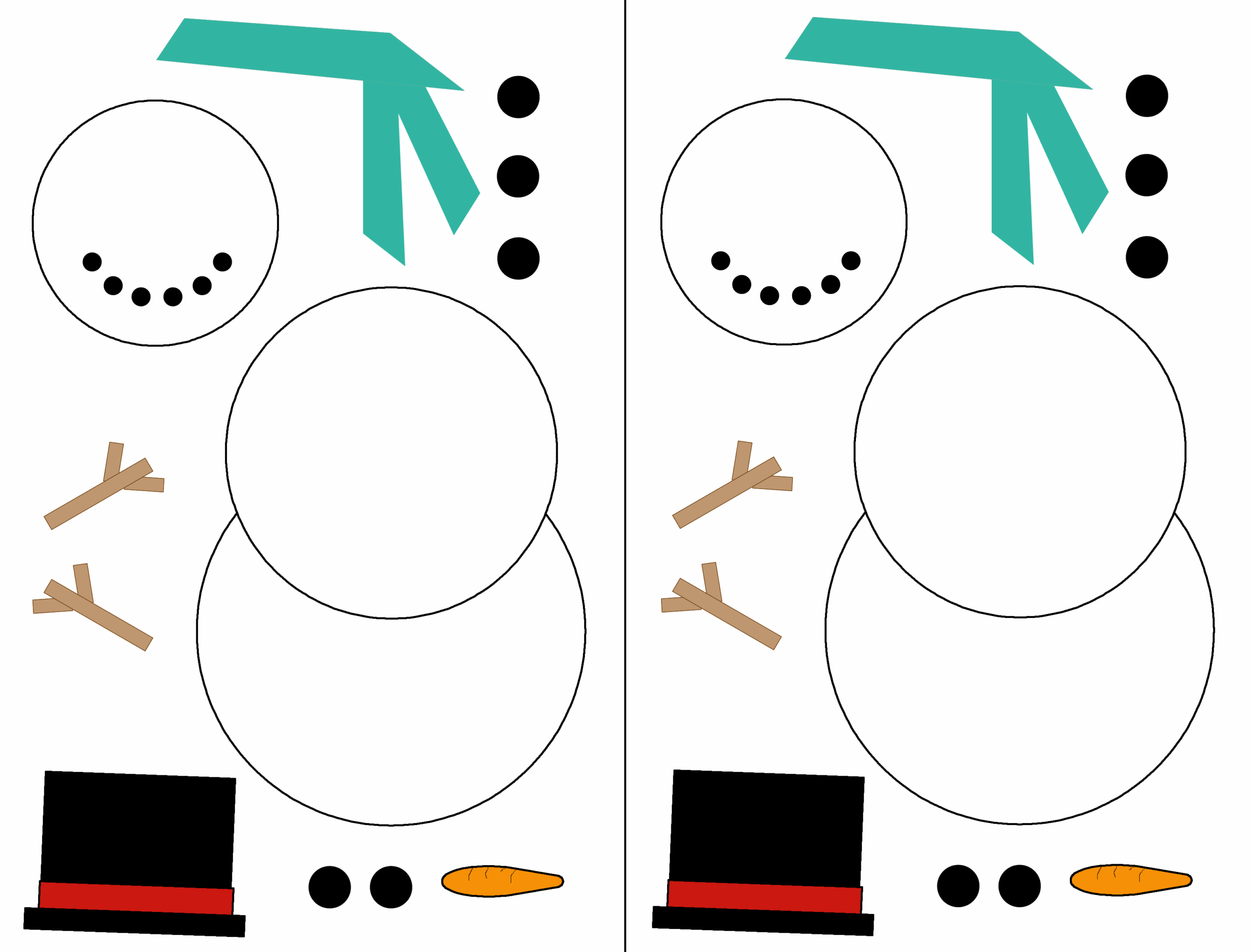 Spin A Snowman Free Printable Just Jonie