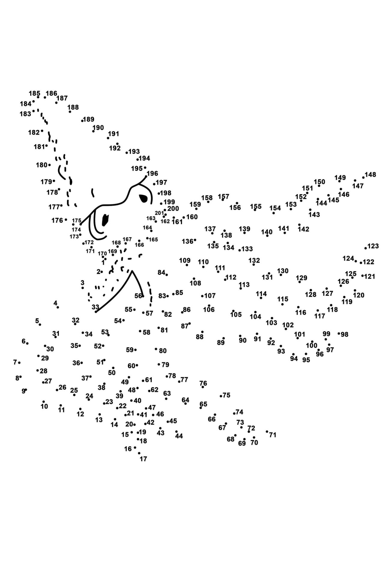 Dot To Dot Printables With 115 Dots