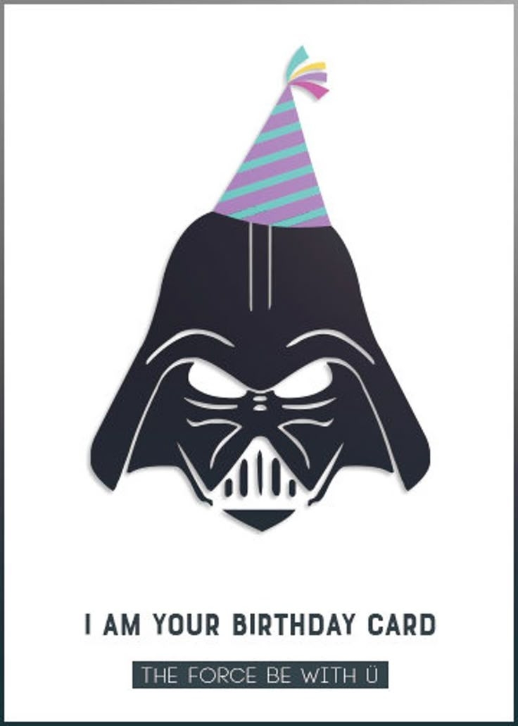 Star Wars Printable Birthday Cards