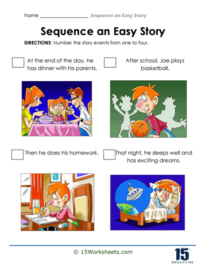 Free Printable Story Sequencing Worksheets