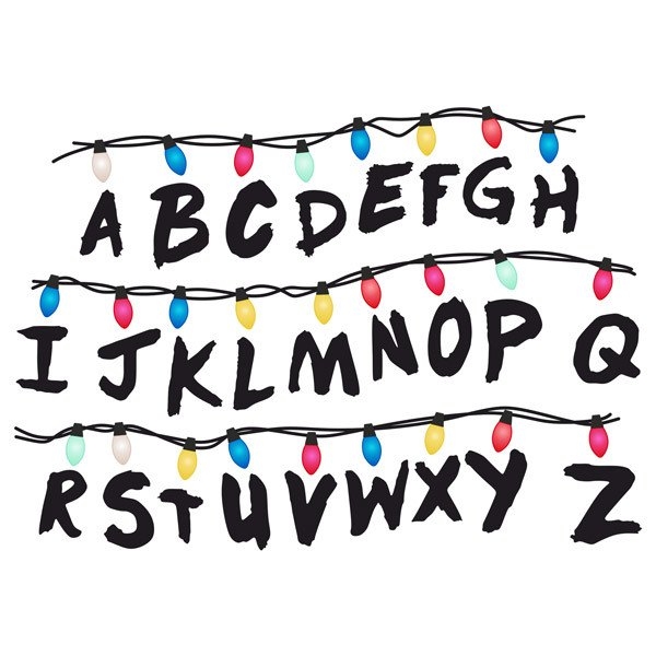 Stranger Things Alphabet Wall Printable