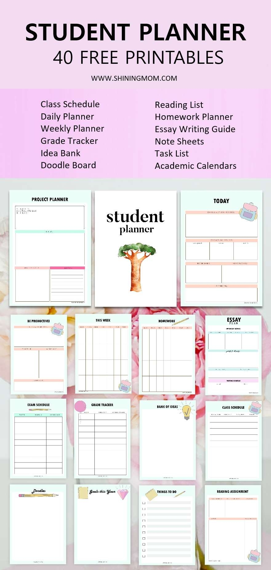 Student Planner 2025 21 Printable Camilla N Larsen