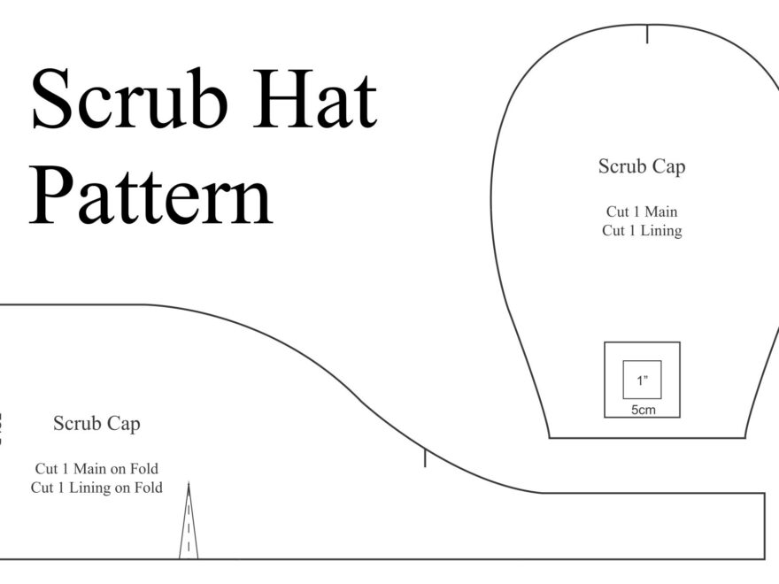 Surgical Hat Patterns 10 Free PDF Printables Printablee