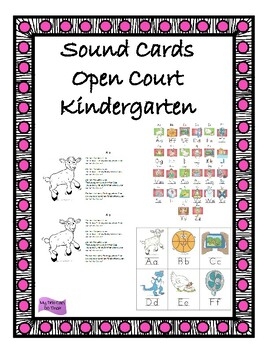 Teach Child How To Read Open Court Phonics Cards
