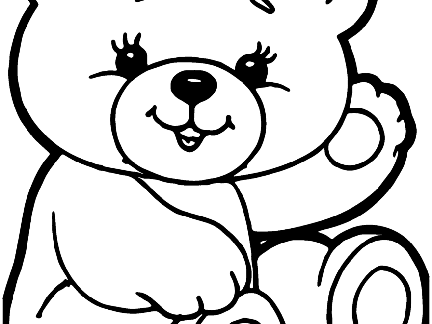 Teddy Bear Coloring Pages Free Printable