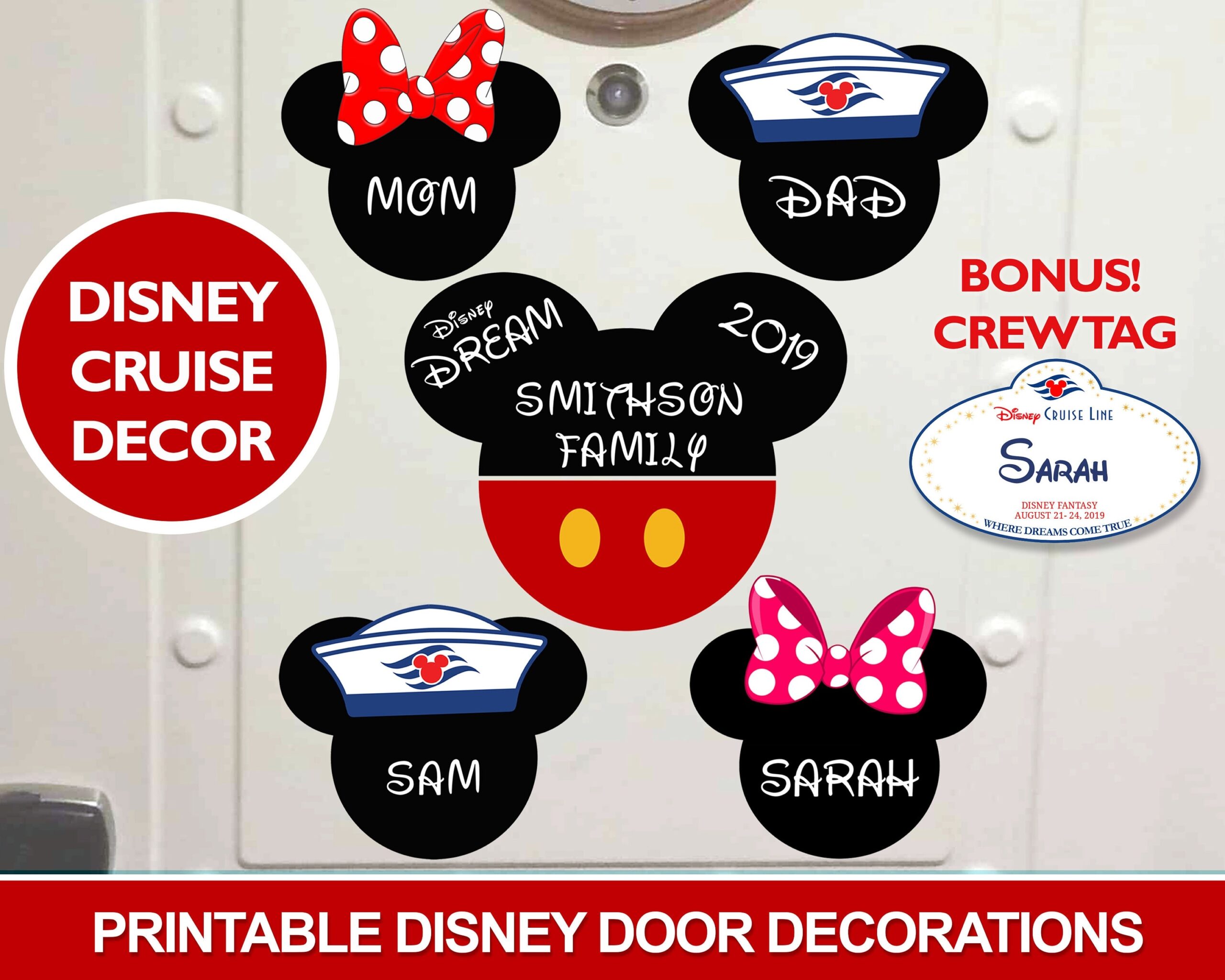 Template Free Disney Cruise Door Printables Template Free Disney Cruise Door Printables