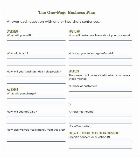 Template Free Printable Business Plan Worksheet Kidsworksheetfun