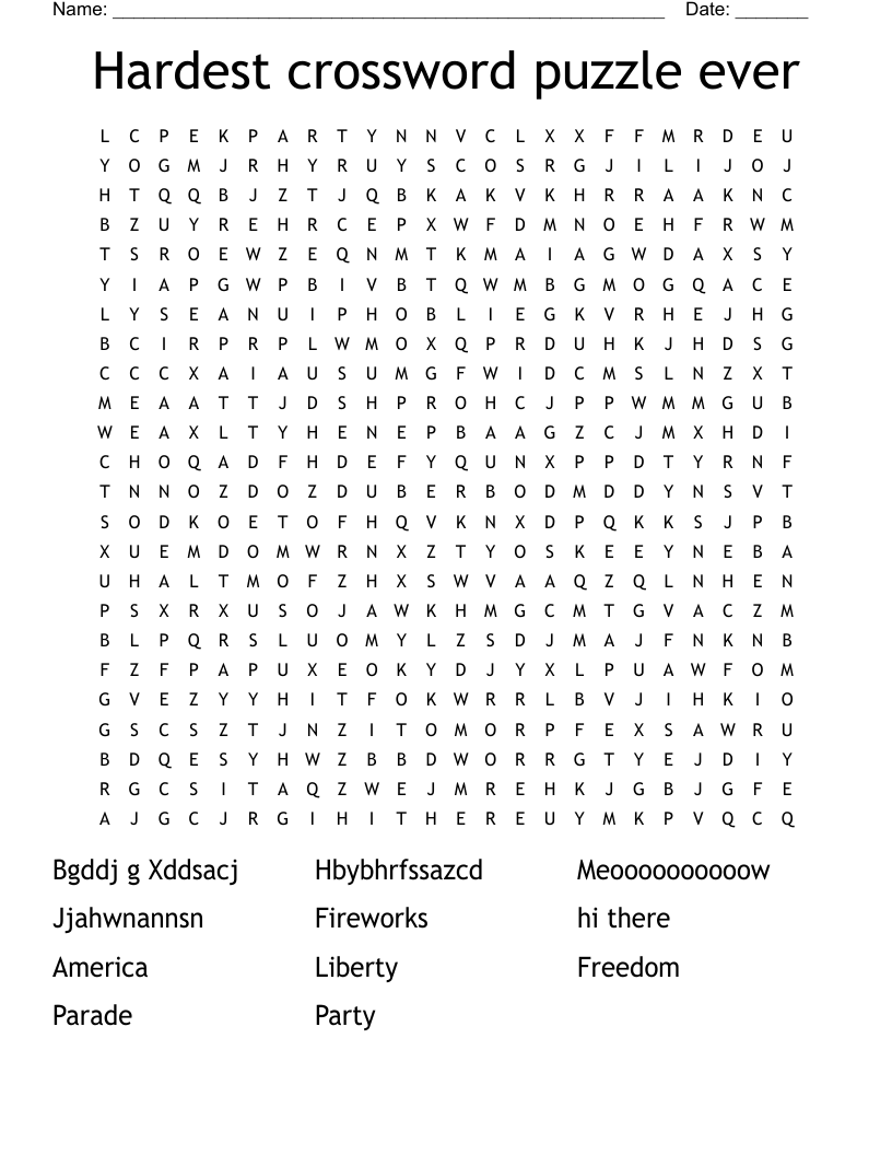 The Best Worlds Hardest Crossword Puzzle Printable De Vrogue co