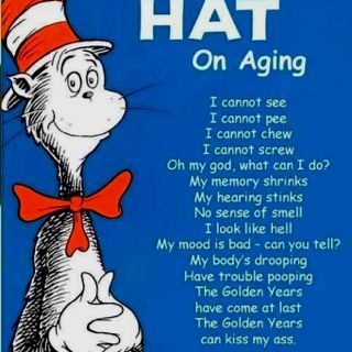 The Cat In The Hat On Aging CAT IN THE HAT Pinterest