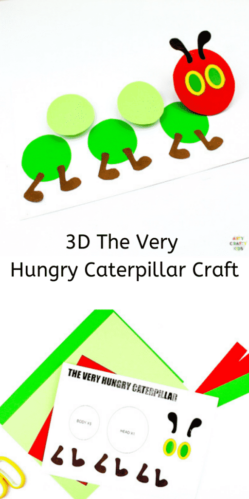 The Very Hungry Caterpillar Printable Craft Arty Crafty Kids