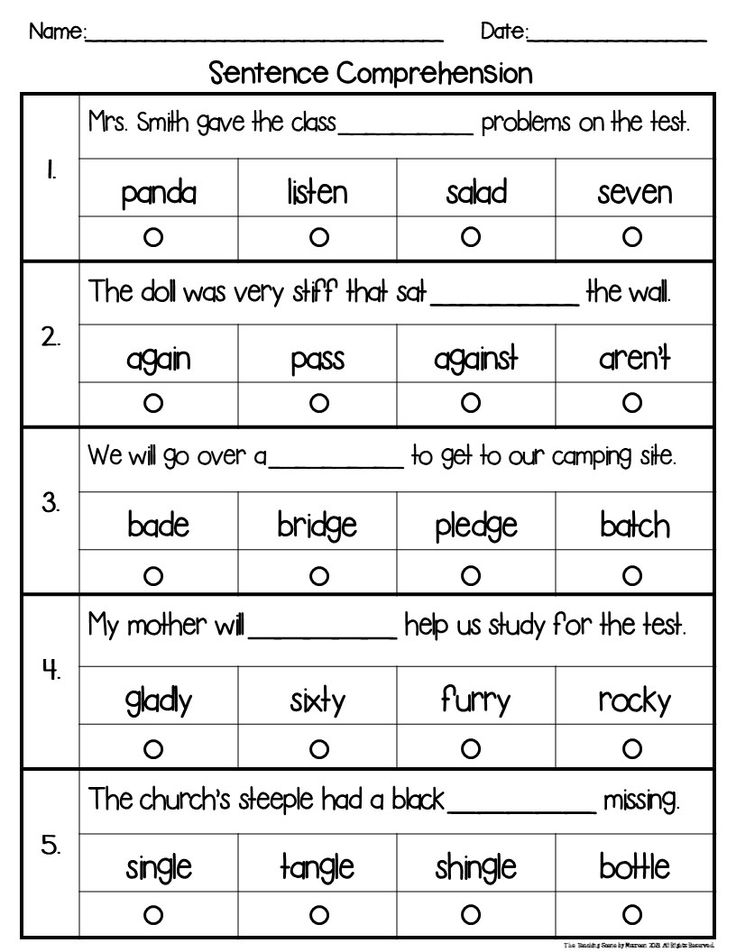 Third Grade Reading Comprehension Assessment Booklets Resource 