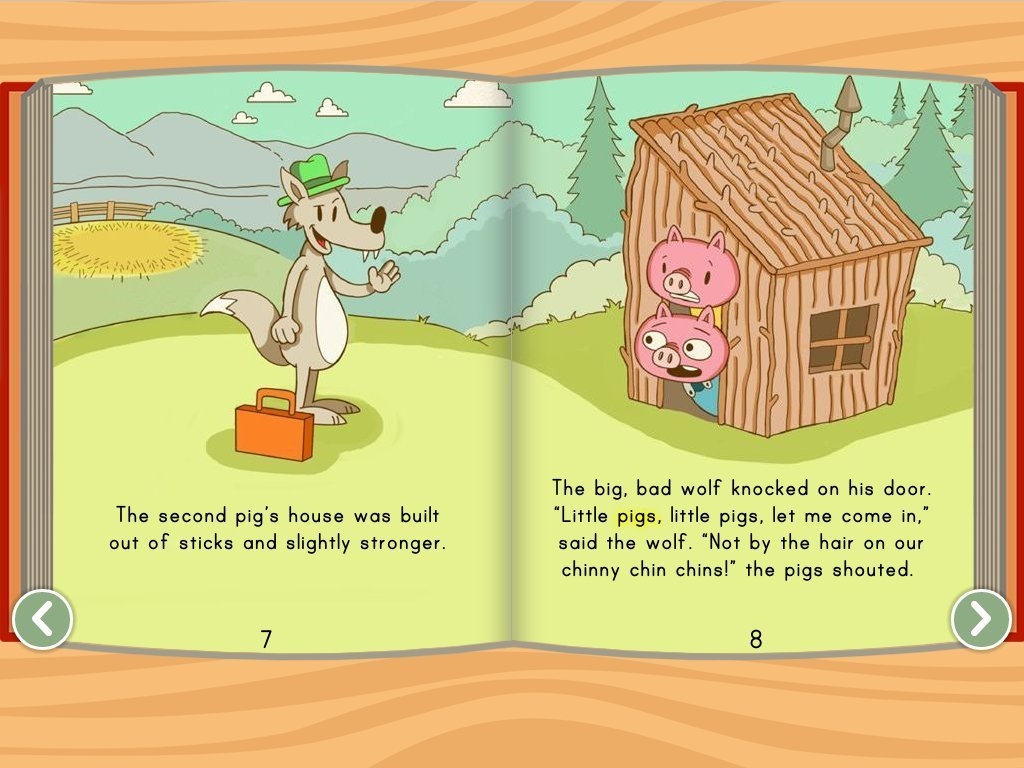 Three Little Pigs Printable Story
