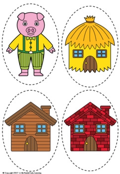 Three Little Pigs Puppets By Little Hands Early Learning TpT