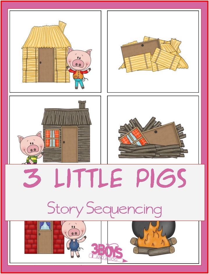 Three Little Pigs Story Printable Pdf