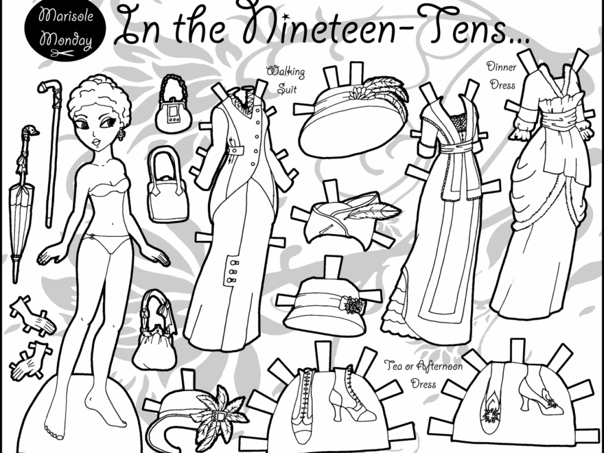 Thumbnail Link Image Printable Paper Doll