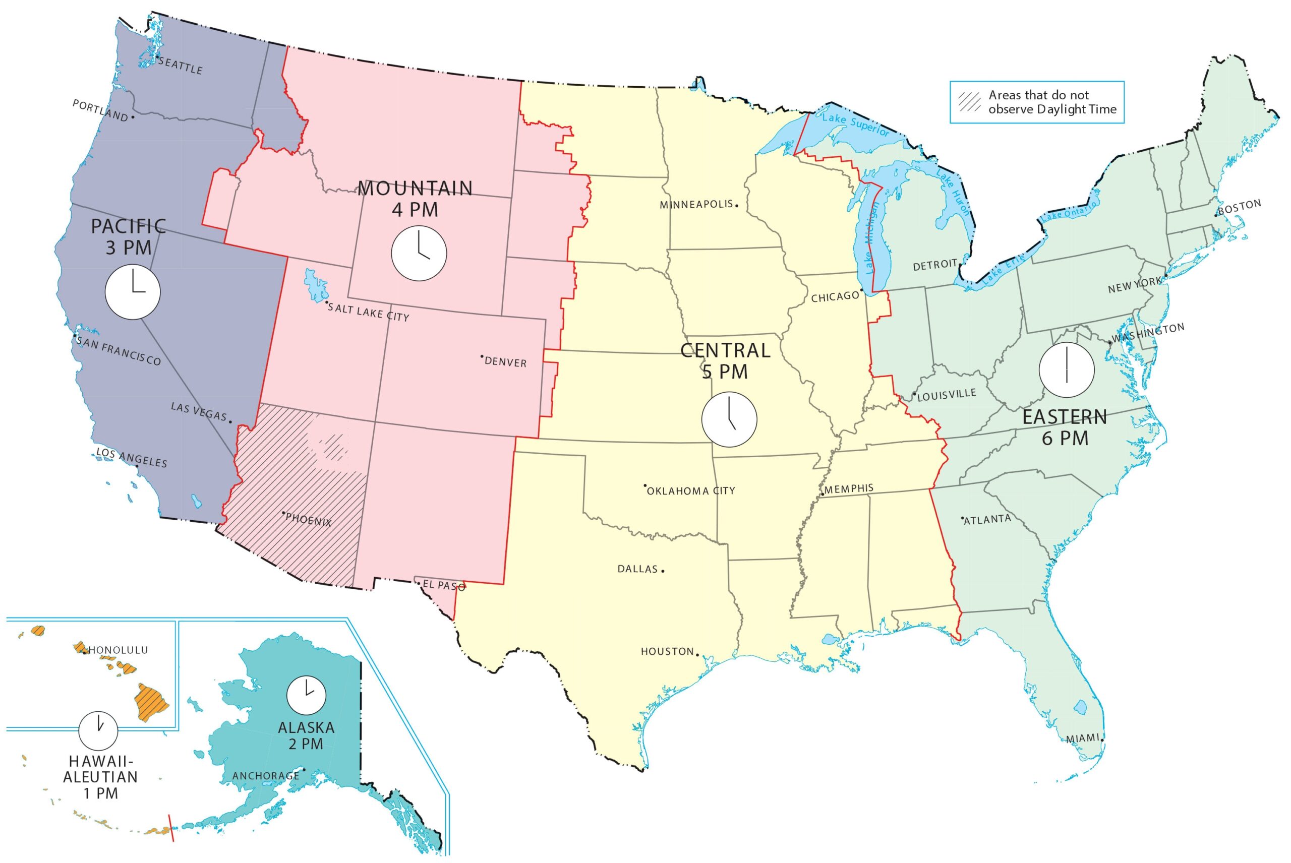 Time Zone Map Printable Abby OKane
