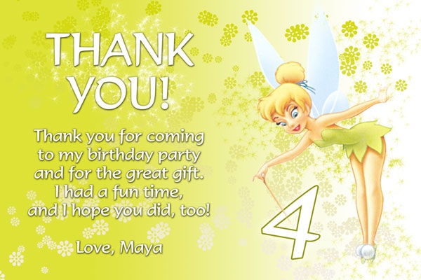 Tinkerbell Invitations General Prints