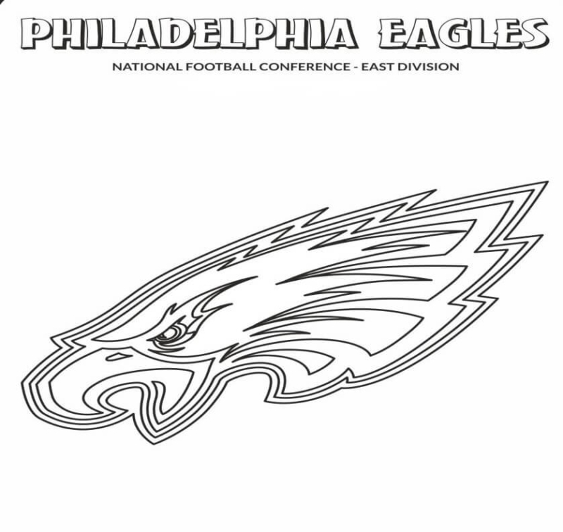 Philadelphia Eagles Coloring Pages Printable