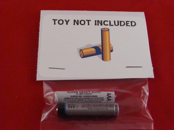Toy Not Included Battery Novelty Gift By TylersToys4Kids On Etsy