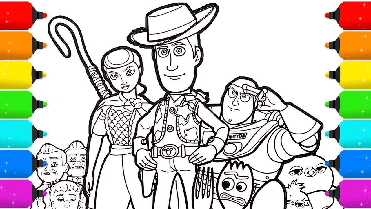 Toy Story 4 Printable Coloring Pages