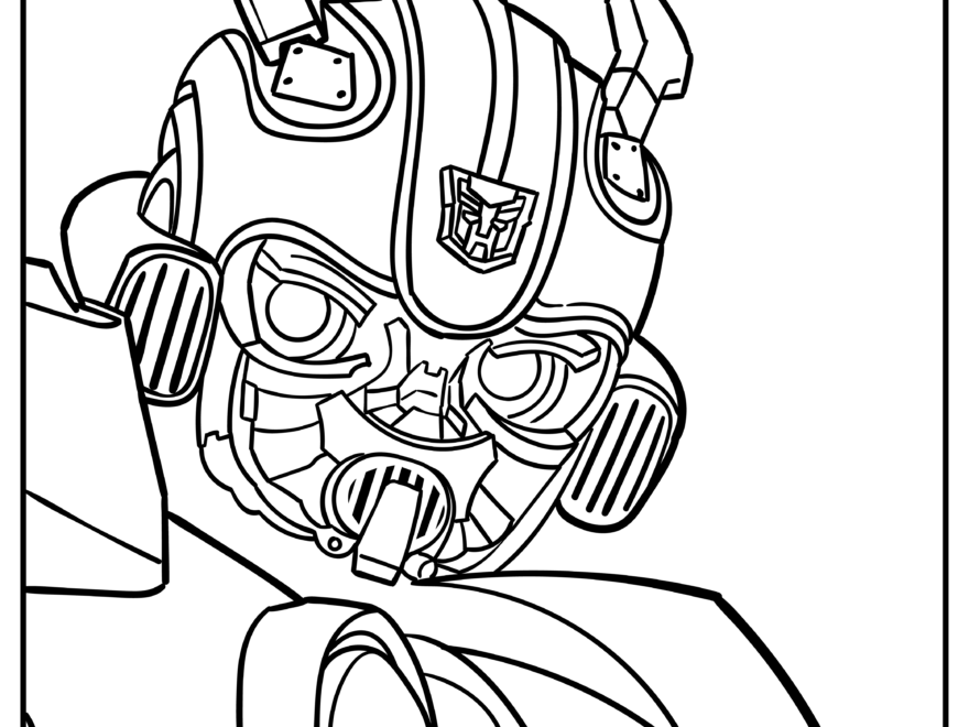 Transformers 4 Coloring Pages Bumblebee