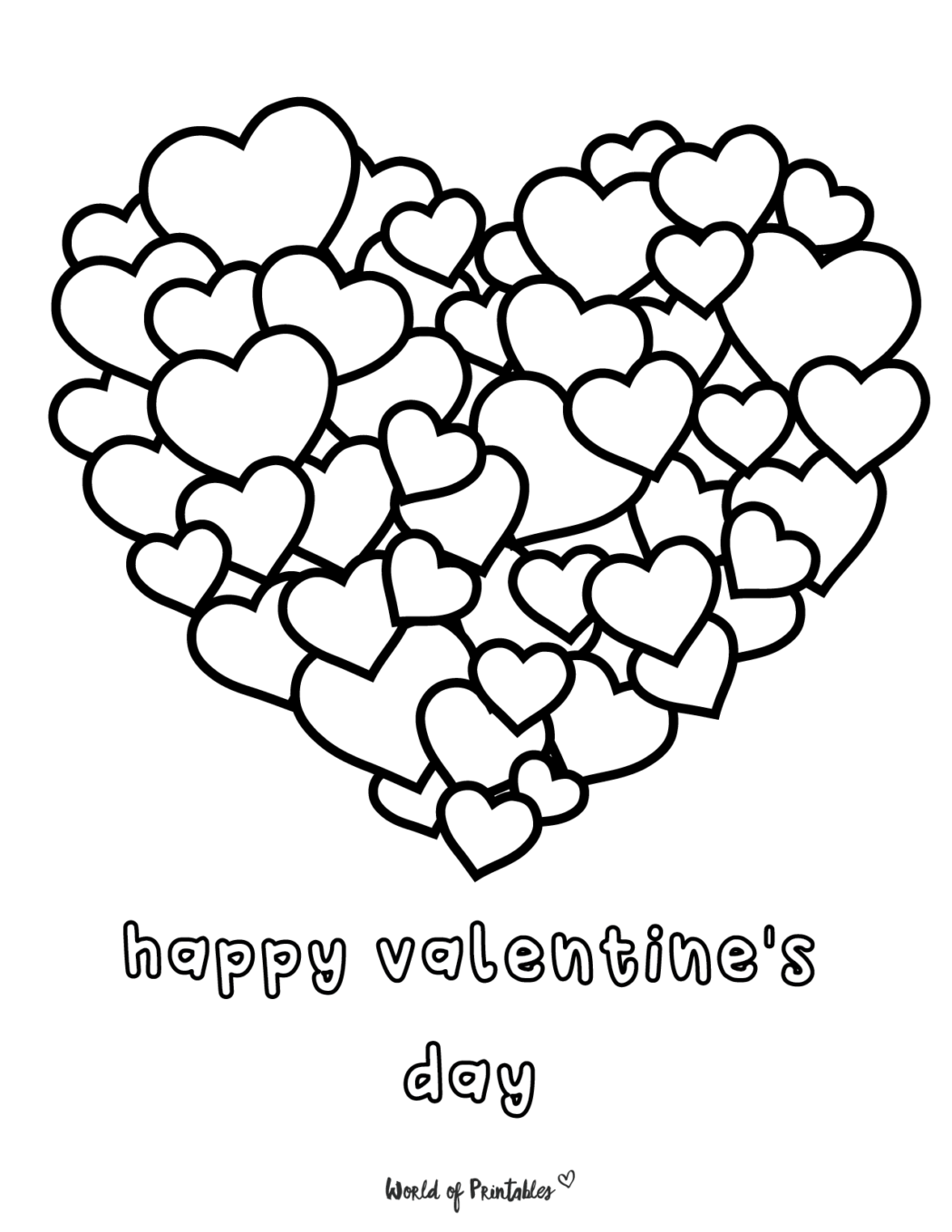 Coloring Pages Valentines Day Printable