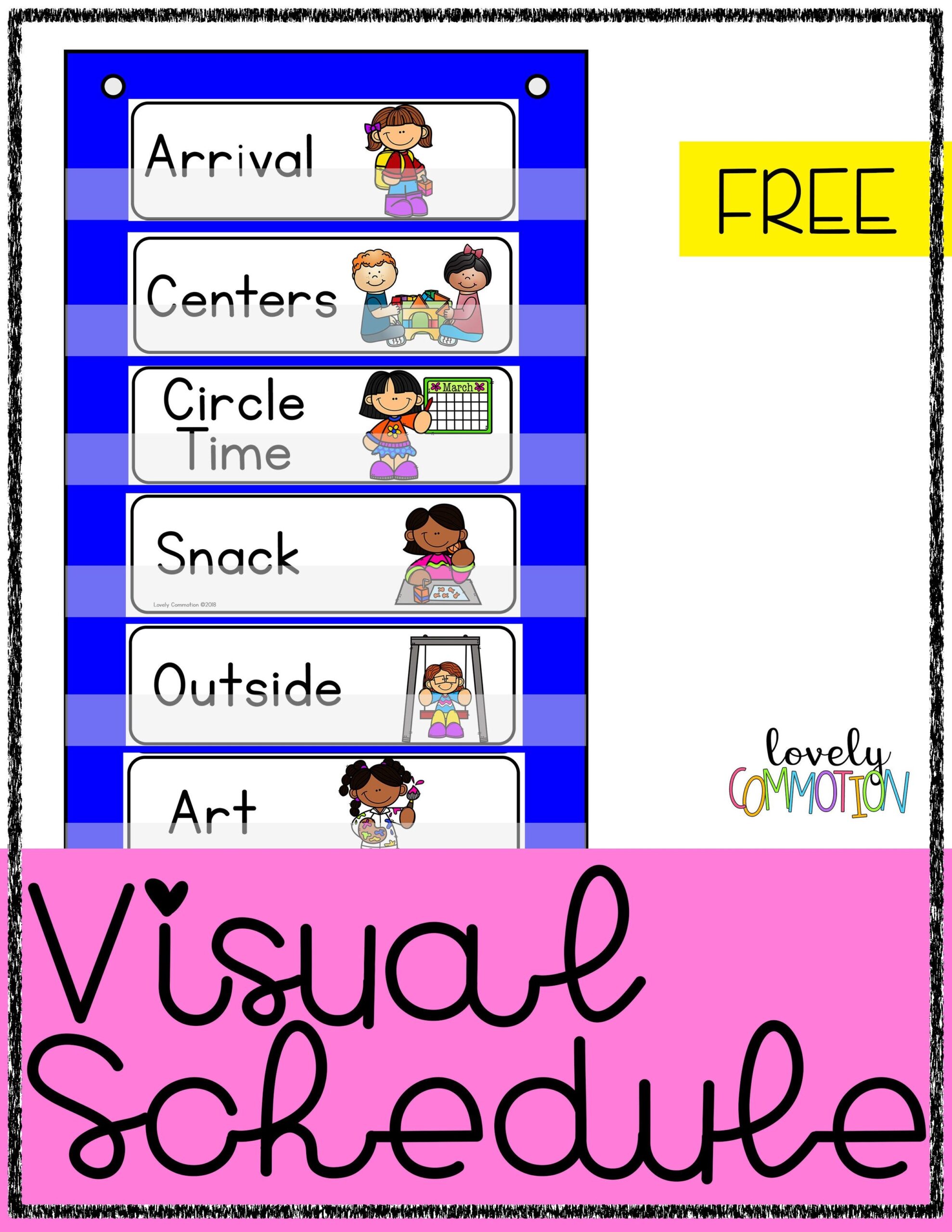 Visual Schedules For Preschool Free Printable Artofit
