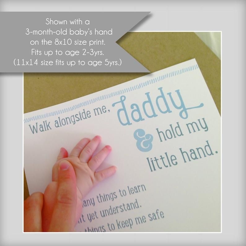 Walk Alongside Me Daddy Poem Free Printable