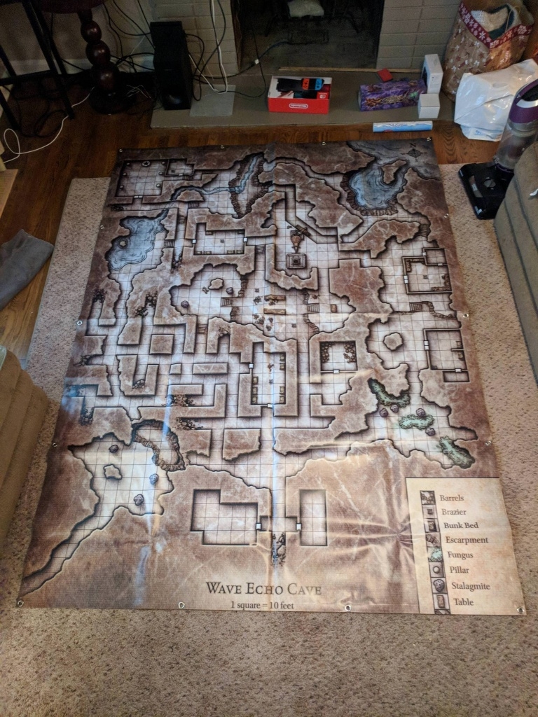 Wave Echo Cave Full Size Map Dnd Wave Echo Cave Map Printable 