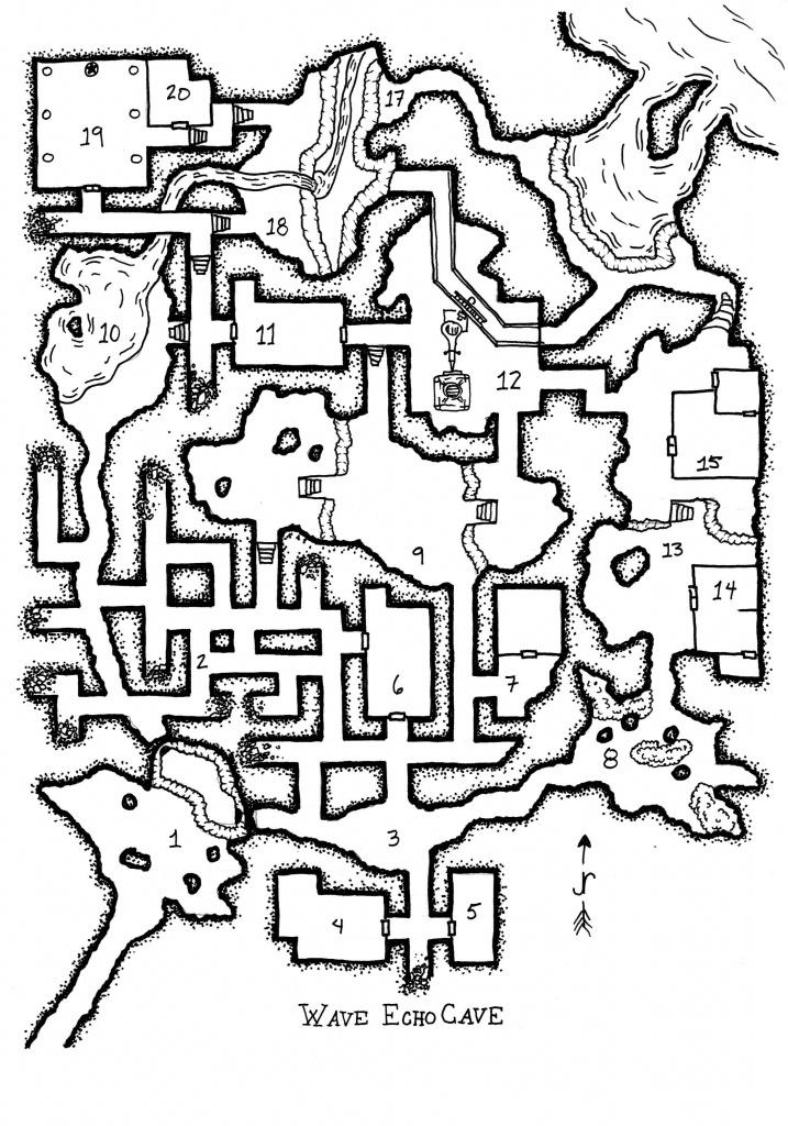 Wave Echo Cave Map Printable Printable Maps Adams Printable Map