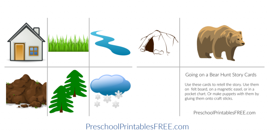We re Going On A Bear Hunt Printables Free Preschool Printables
