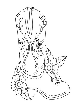 Western Theme Coloring Pages Printable Cowboy Coloring Pages Updated 2022