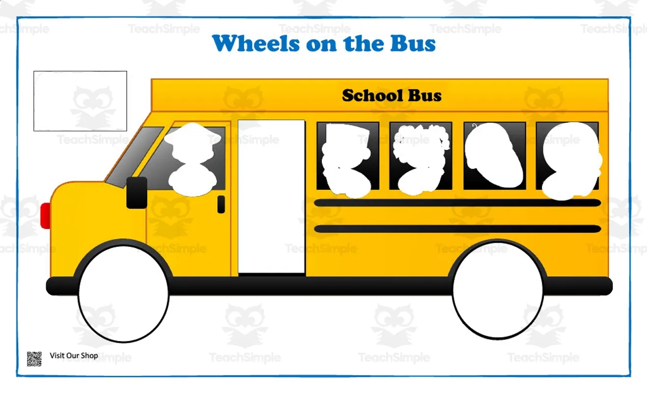 Wheels On The Bus Printable By Teach Simple