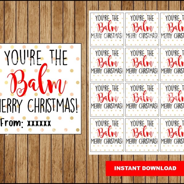 Youre The Balm Printable Etsy